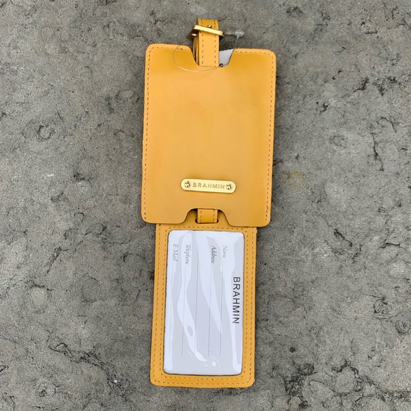 BRAHMIN Leather Luggage/ID Tag - Picture 3 of 3